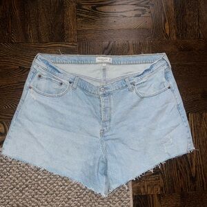 Abercrombie & fitch curve love 90s baggy short low rise